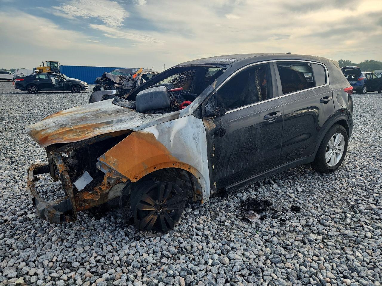 2018 Kia Sportage LX, VIN KNDPM3AC9J7463521 — Burn
