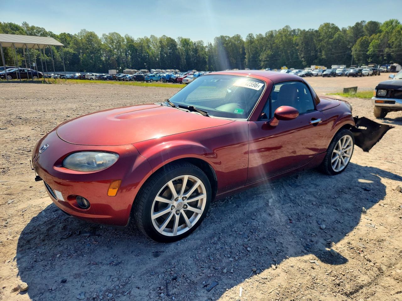2008 Mazda MX-5 Miata Sport, VIN JM1NC26F180149985 — Rear end
