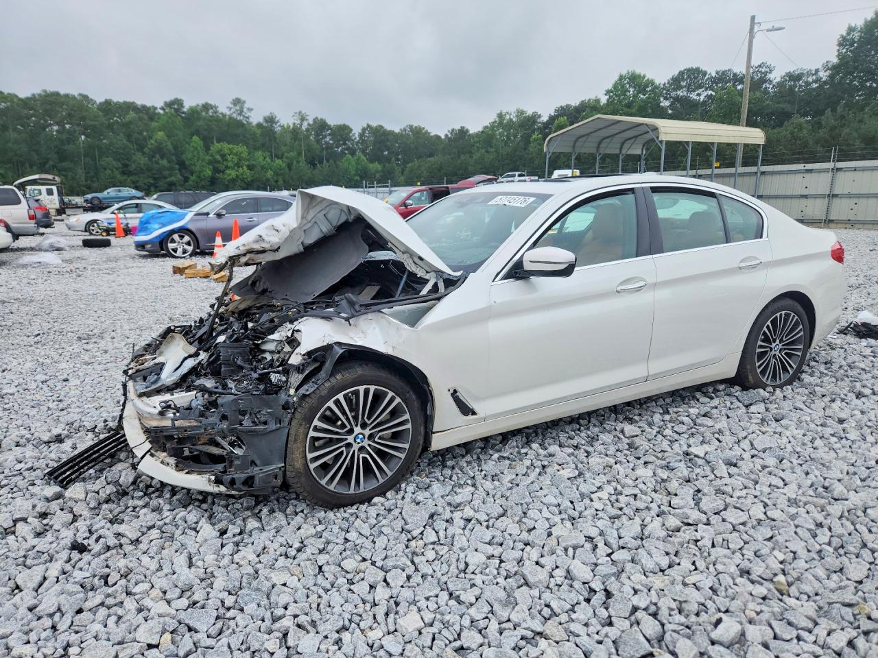 2018 BMW 5 Series 540i, VIN WBAJE5C54JWA94702 — Front end