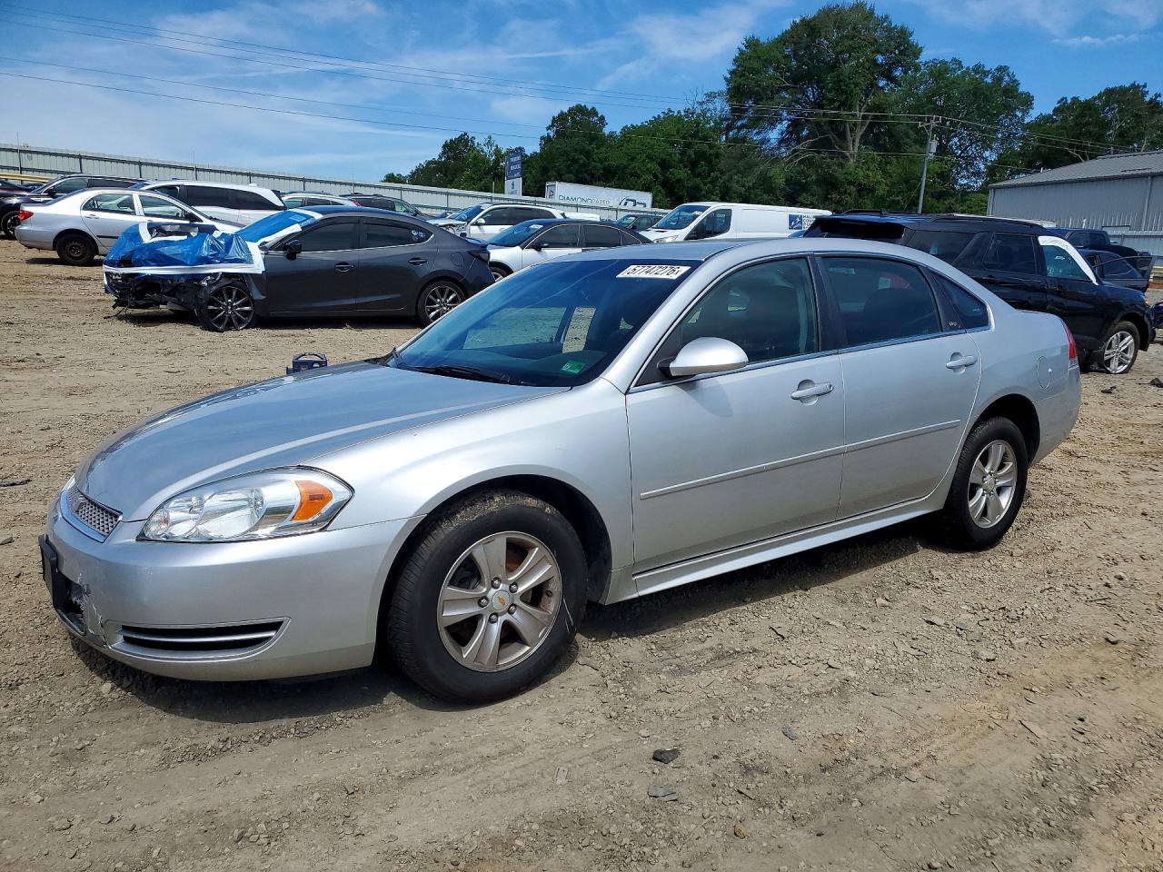 2014 Chevrolet Impala LS, VIN 2G1WA5E37E1178984 — Front end