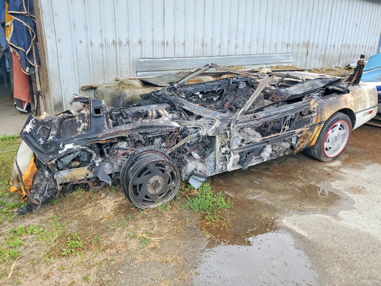 1988 Chevrolet Corvette, VIN 1G1YY3180J5120699 — Burn