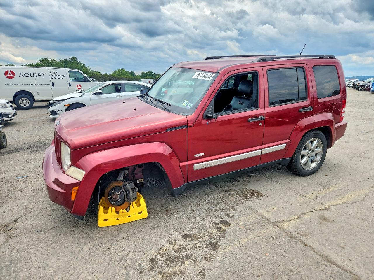 2012 Jeep Liberty Sport, VIN 1C4PJMAK6CW203317 — Перед