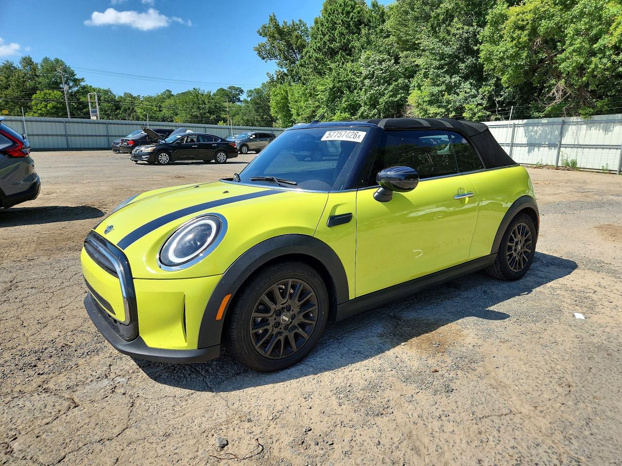 2022 MINI Convertible Cooper, VIN WMW23DL0XN3N29266 — Вода / потоп
