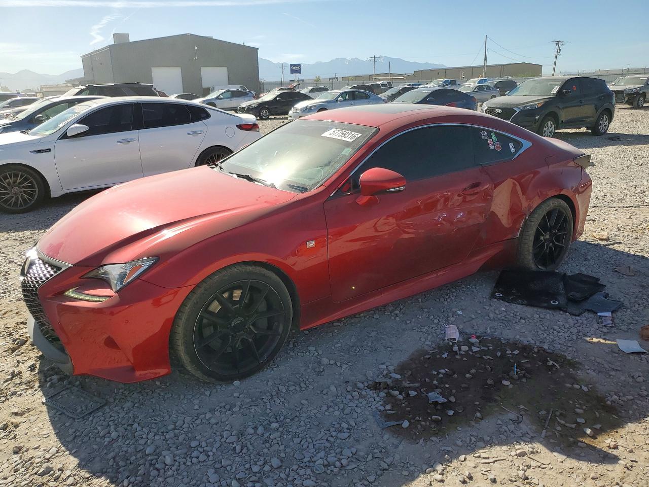 2016 Lexus RC 200t F Sport, VIN JTHHA5BC9G5000367 — Side