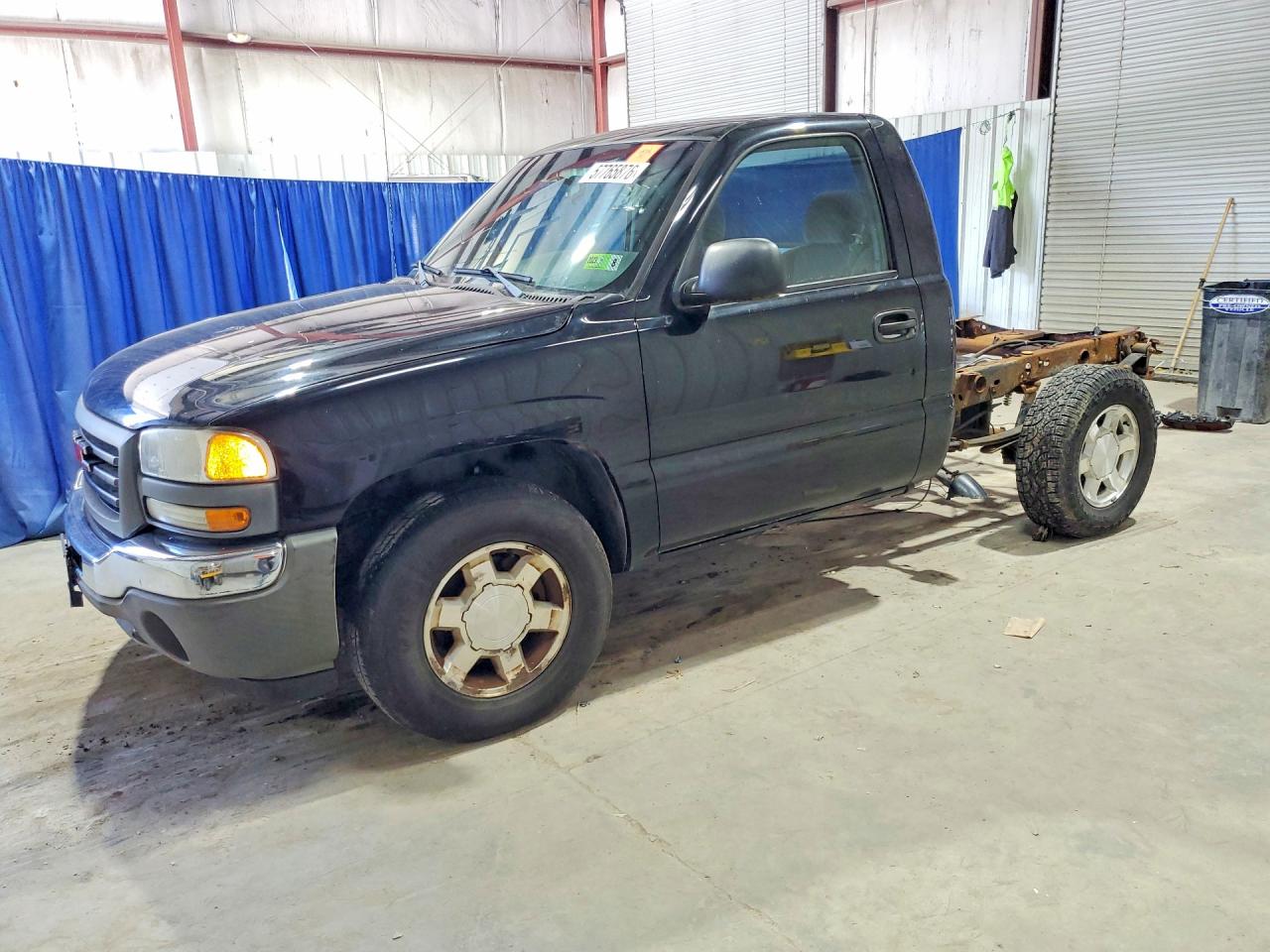 2006 GMC Sierra 1500 Work Truck, VIN 3GTEK14V06G194481 — Stripped