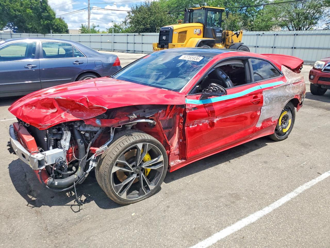 2021 Audi S5 Prestige, VIN WAUR4AF54MA024318 — Перед