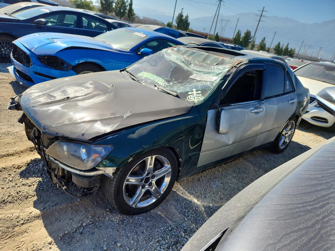 2004 Lexus IS 300/350, VIN JTHBD192840094124 — Rollover
