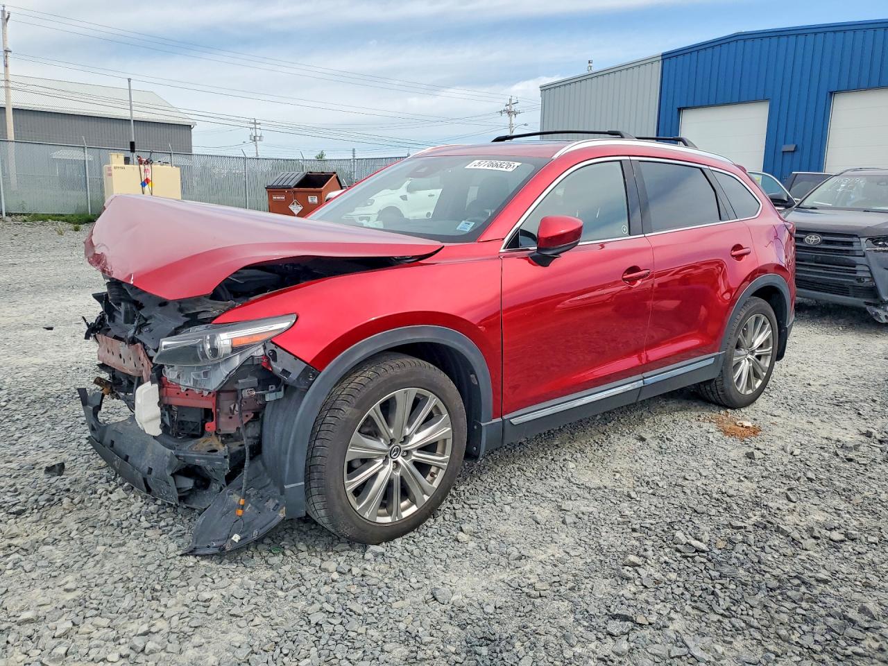 2021 Mazda CX-9 Signature, VIN JM3TCBEYXM0454509 — Front end