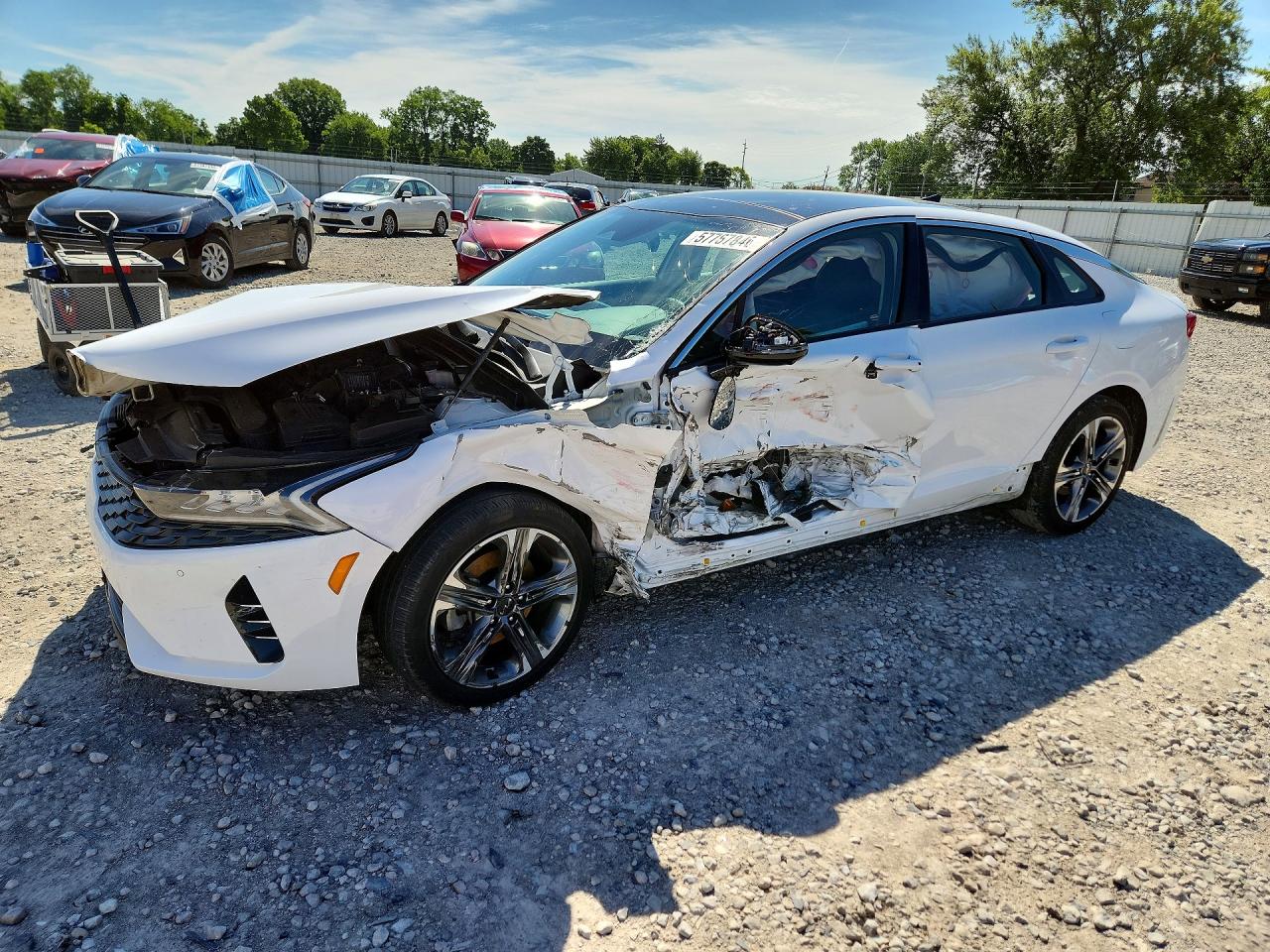 2023 Kia K5 EX, VIN 5XXG34J24PG186759 — Side