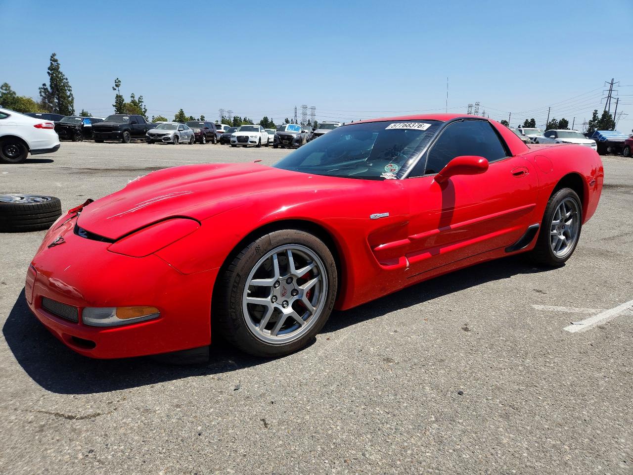 2002 Chevrolet Corvette Z06, VIN 1G1YY12S125117178 — All over