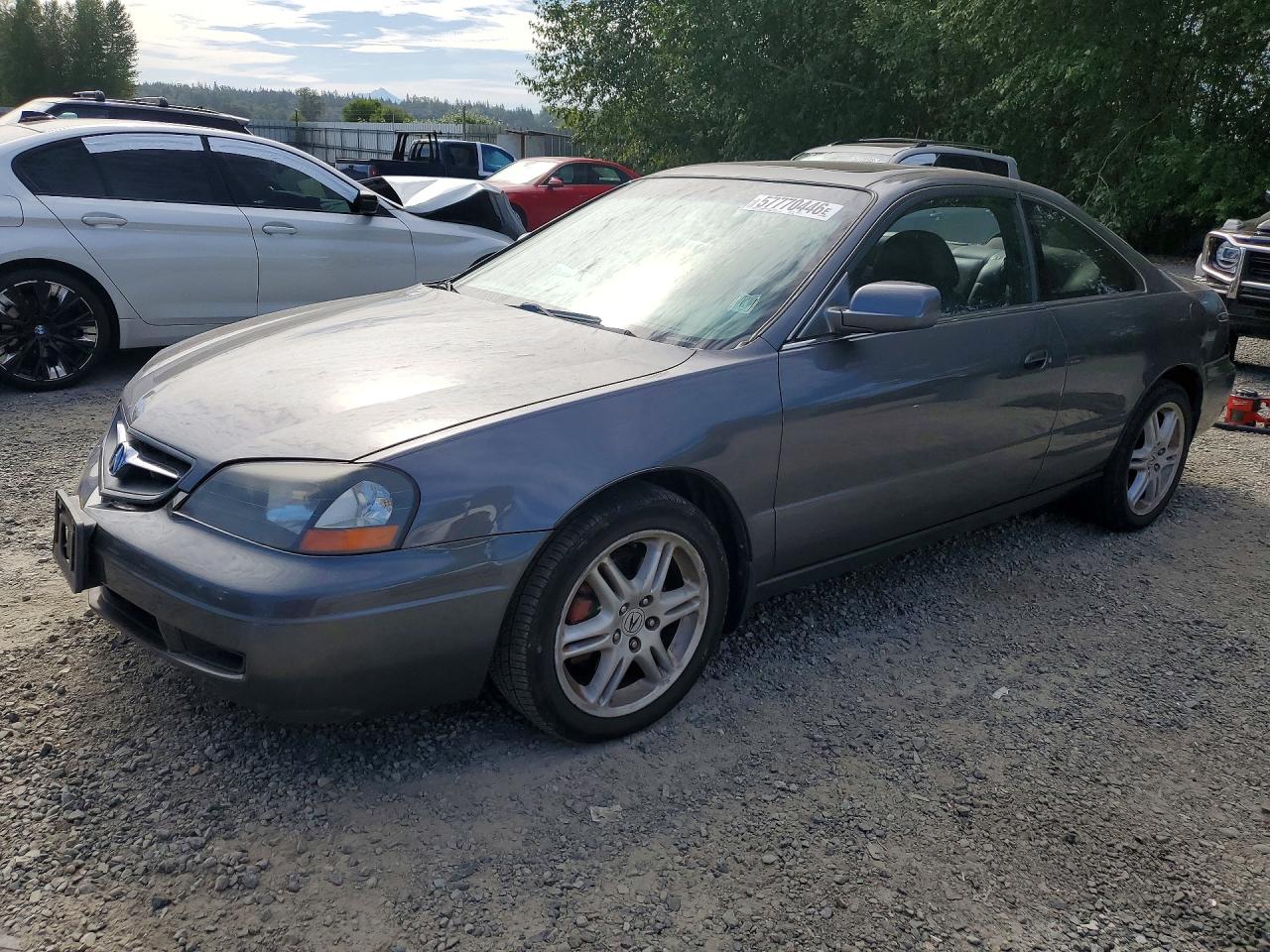 2003 Acura CL Type S, VIN 19UYA42723A011230 — Rear end