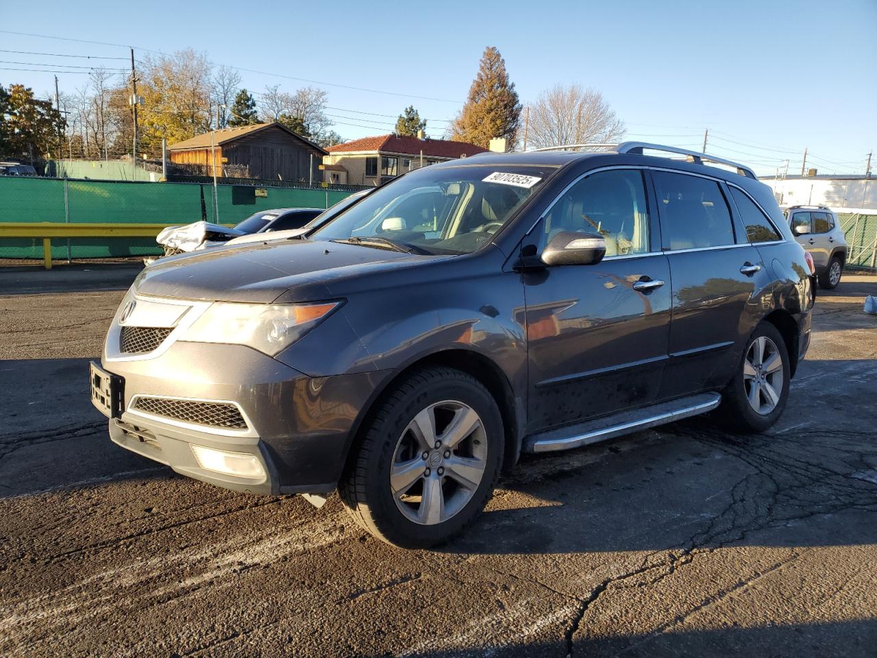 2012 Acura MDX Technology, VIN 2HNYD2H46CH508221 — Rear end