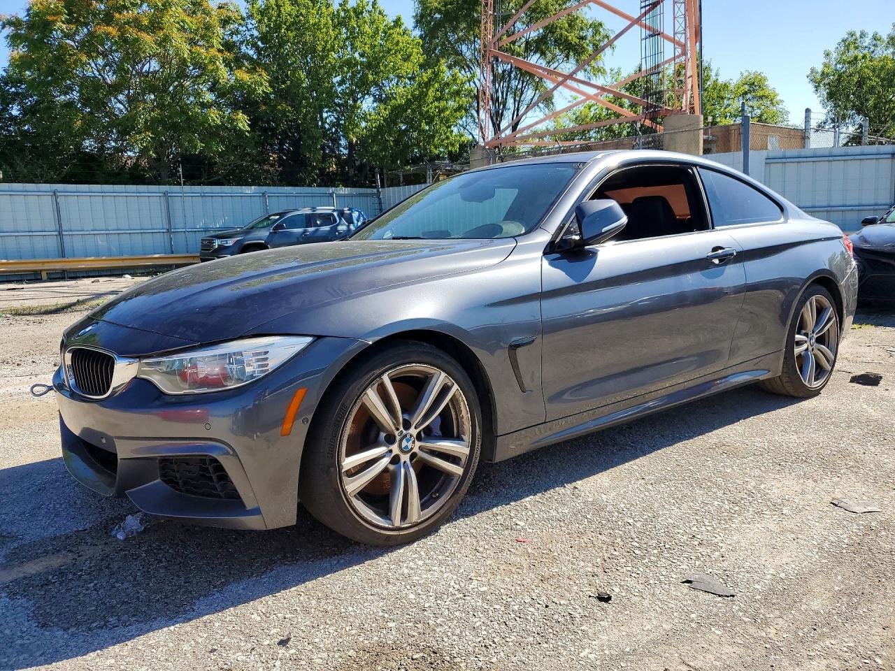 2014 BMW 4 Series 435i, VIN WBA3R1C57EK190260 — Rear end