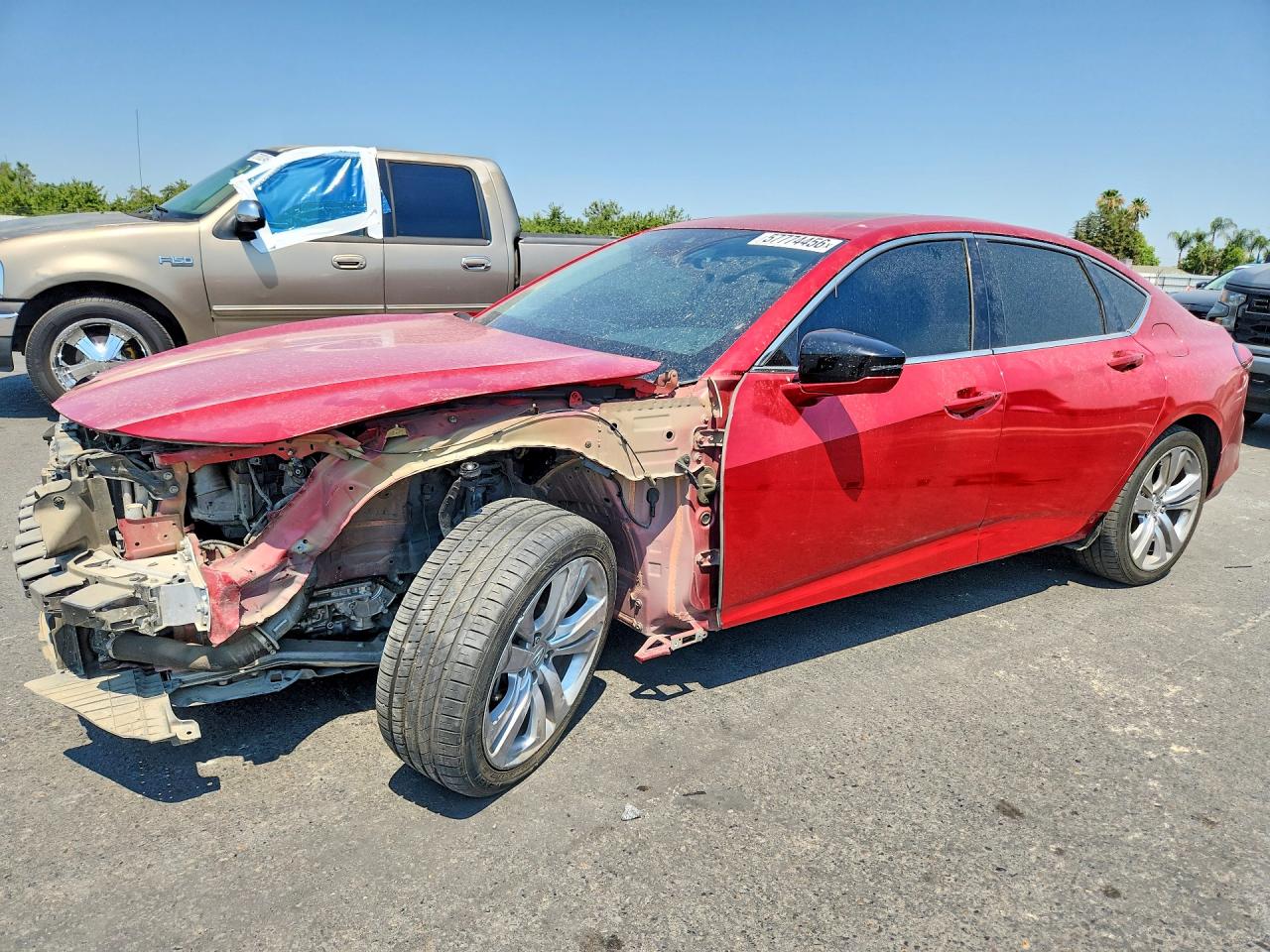 2021 Acura TLX Technology, VIN 19UUB5F42MA005351 — Front end