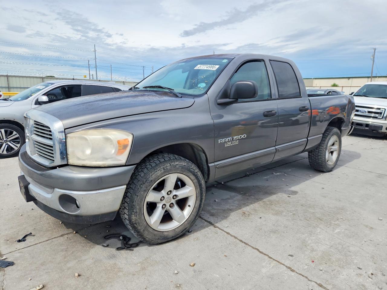 2007 Dodge 1500 SLT, VIN 1D7HA18P47S181602 — Зад