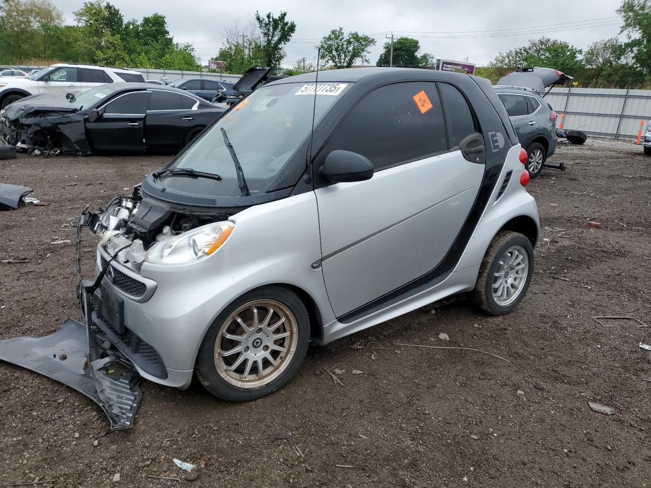 2014 Smart fortwo Passion, VIN WMEEJ9AA7EK736218 — Фото с аукциона