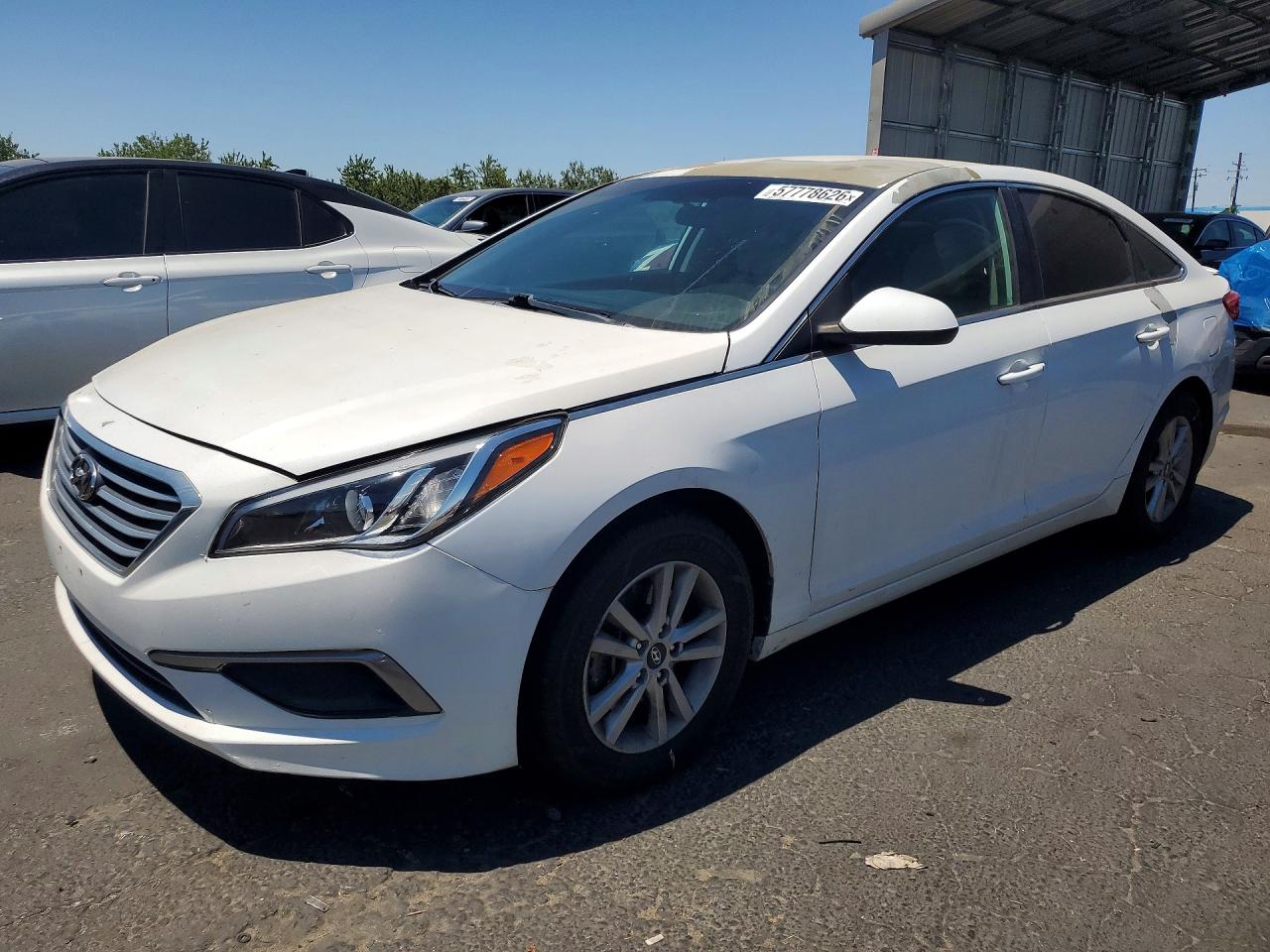 2017 Hyundai Sonata 2.4L, VIN 5NPE24AF2HH491440 — Prior damage history