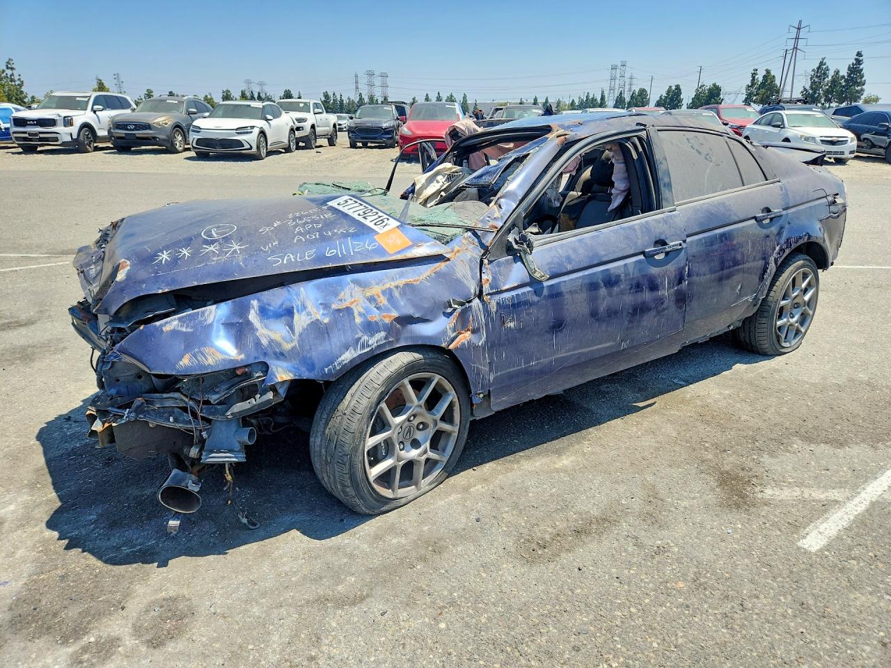 2008 Acura TL Type S, VIN 19UUA76548A024352 — All over