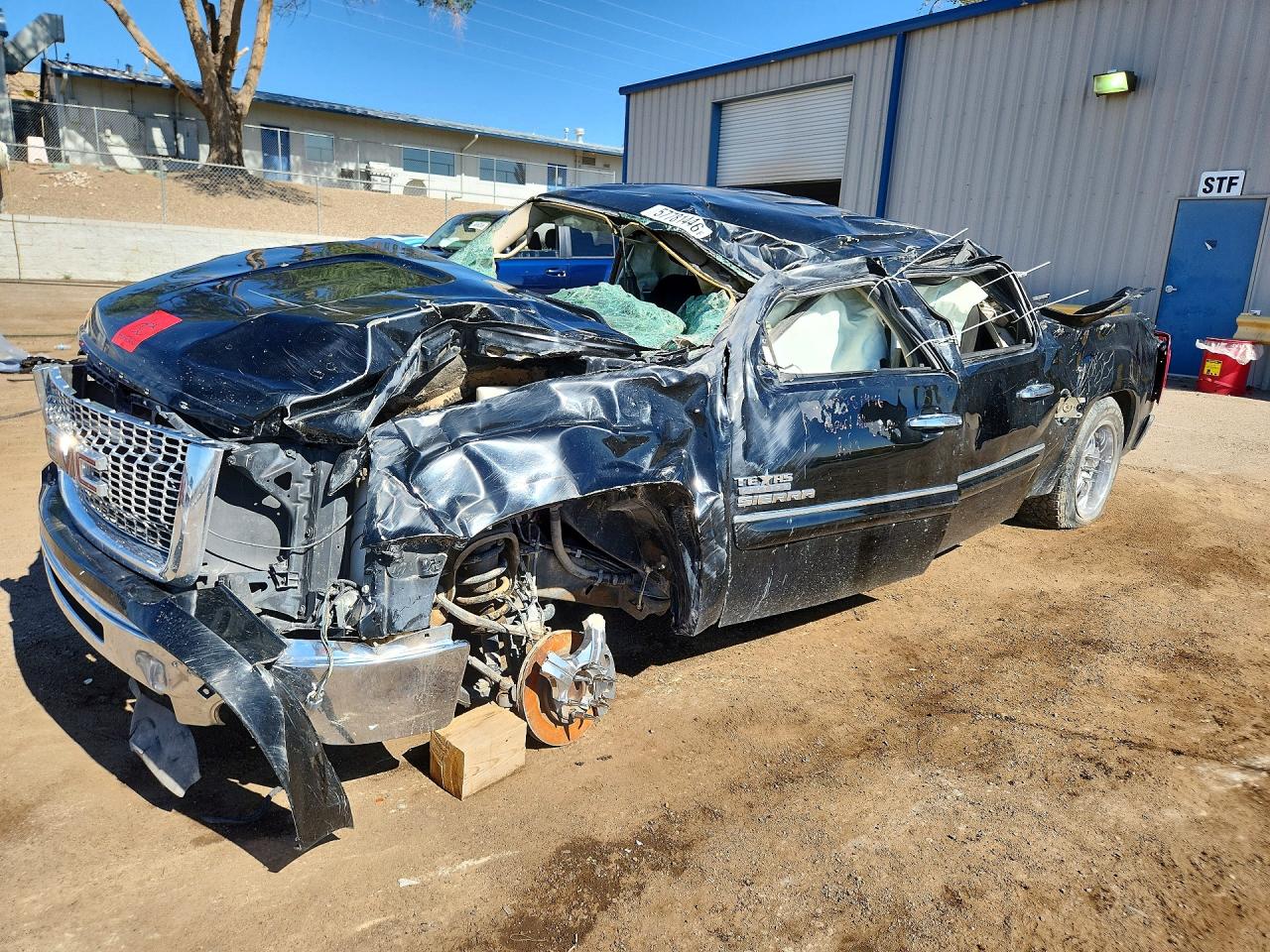 2012 GMC Sierra 1500 SLE, VIN 3GTP1VE03CG125592 — Rollover
