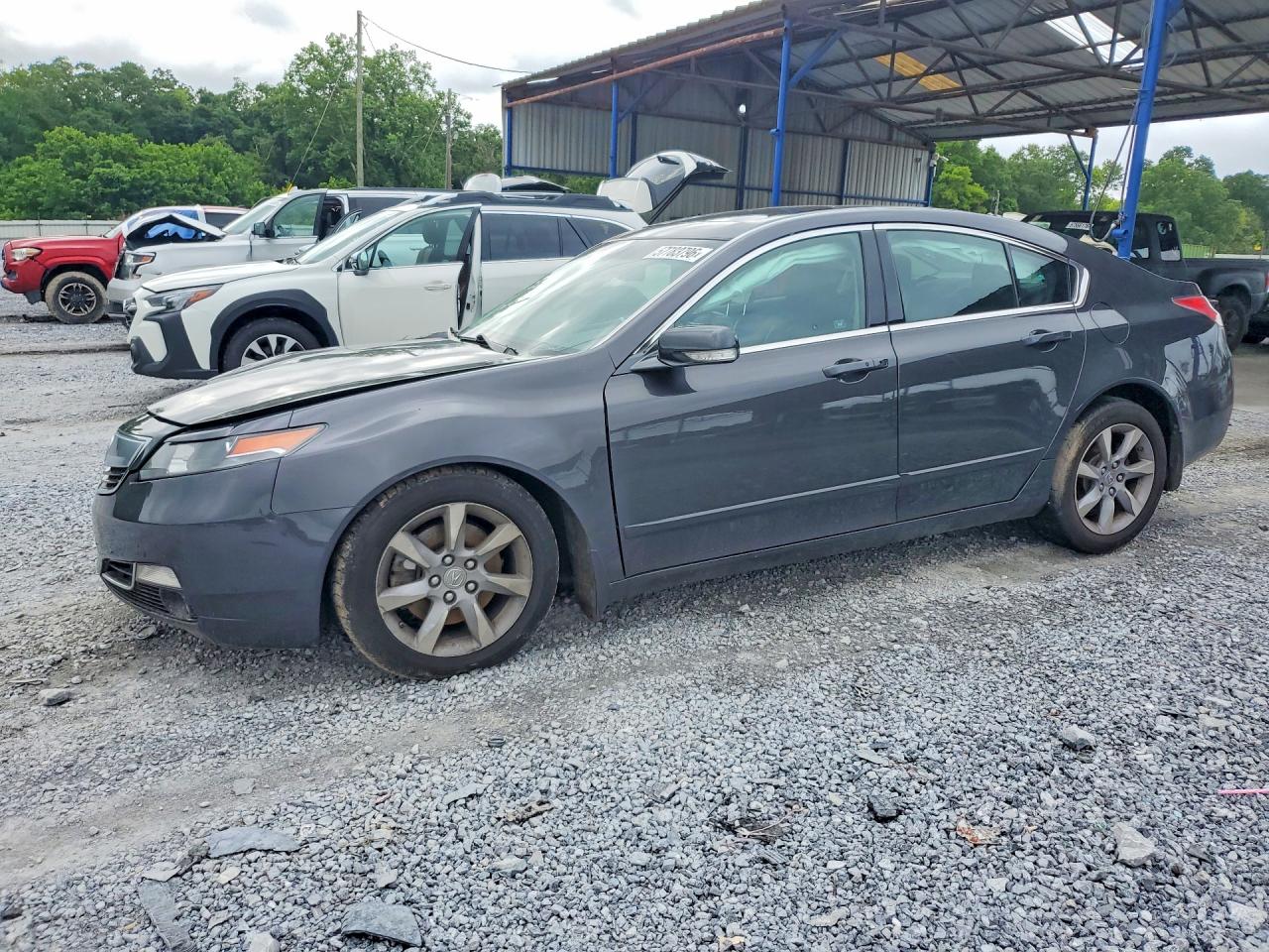 2012 Acura TL Technology, VIN 19UUA8F52CA014675 — Rollover