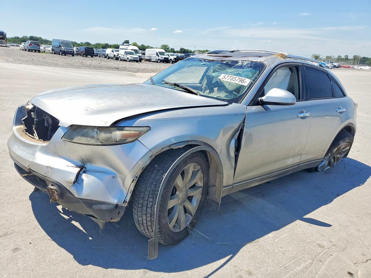 2005 Infiniti FX, VIN JNRAS08W55X214469 — По всему кузову