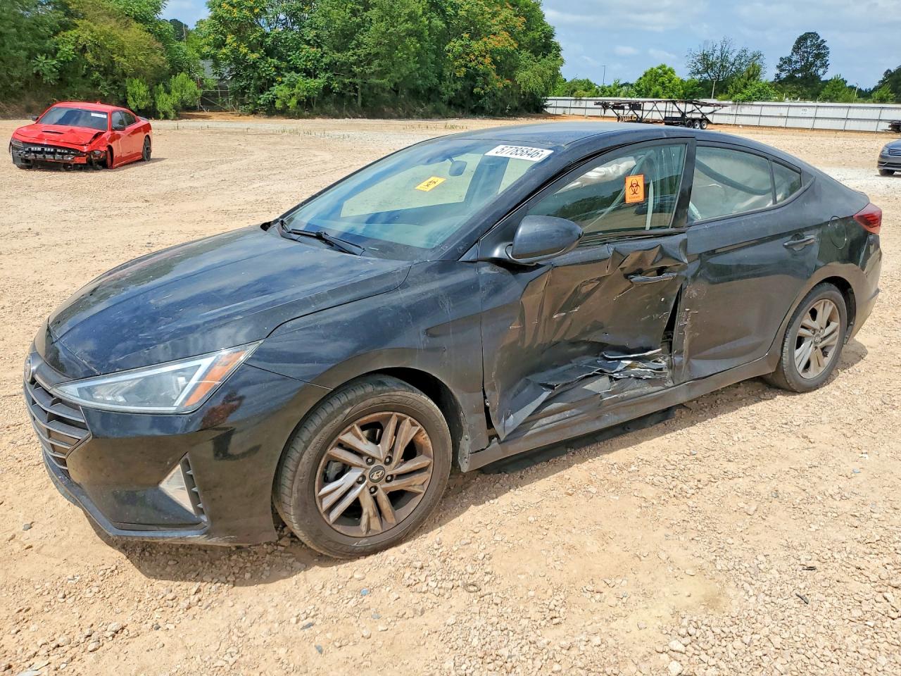 2019 Hyundai Elantra SEL, VIN KMHD84LF2KU746426 — Side