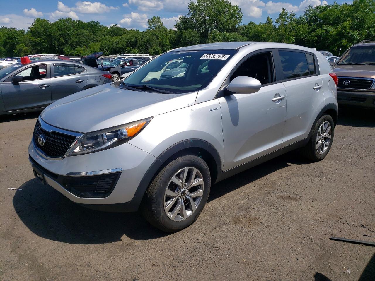 2016 Kia Sportage LX, VIN KNDPBCAC0G7873364 — Minor dents and scratches