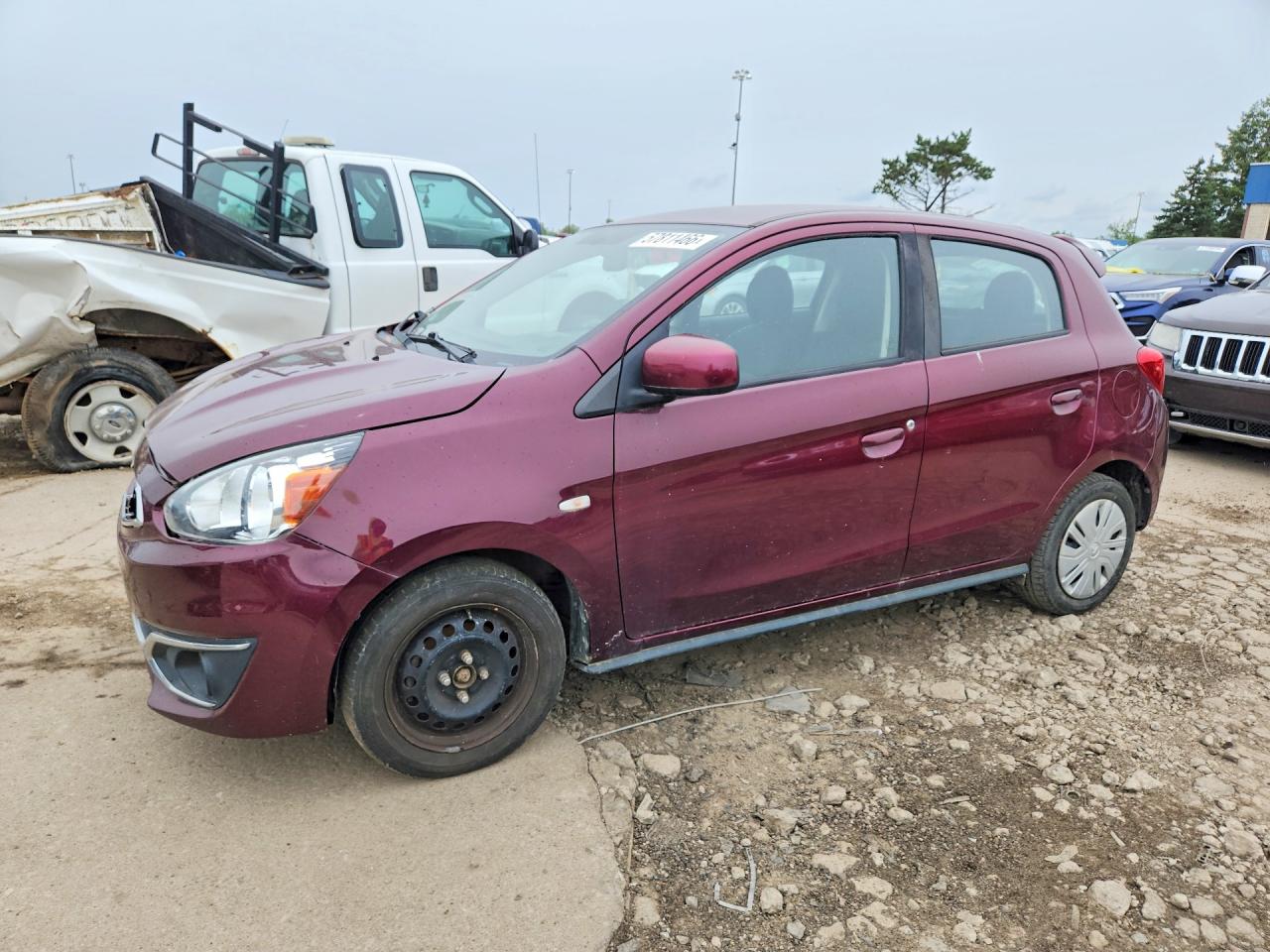 2018 Mitsubishi Mirage ES, VIN ML32A3HJ6JH005147 — Front end