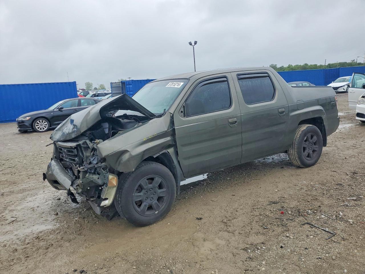 2006 Honda Ridgeline RTL, VIN 2HJYK16566H532620 — Front end