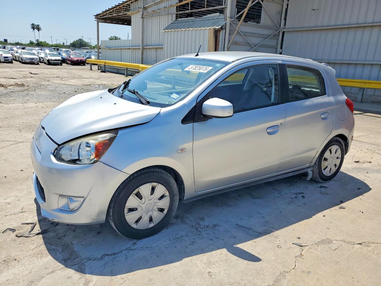 2014 Mitsubishi Mirage DE, VIN ML32A3HJ0EH023777 — Front end