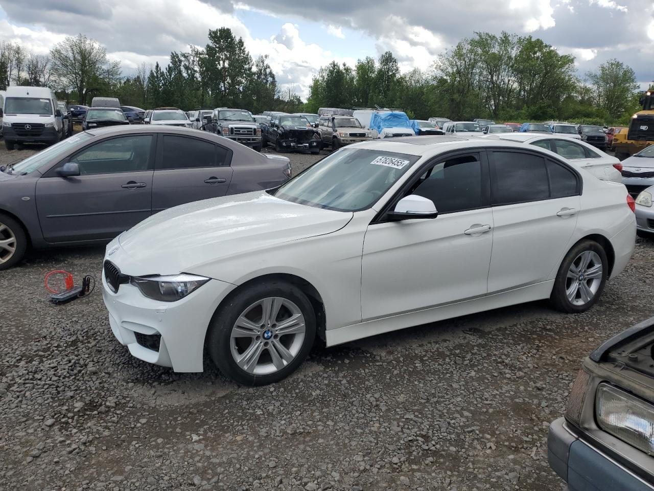 2017 BMW 3 Series 330i, VIN WBA8B9G56HNU09148 — Partial repair