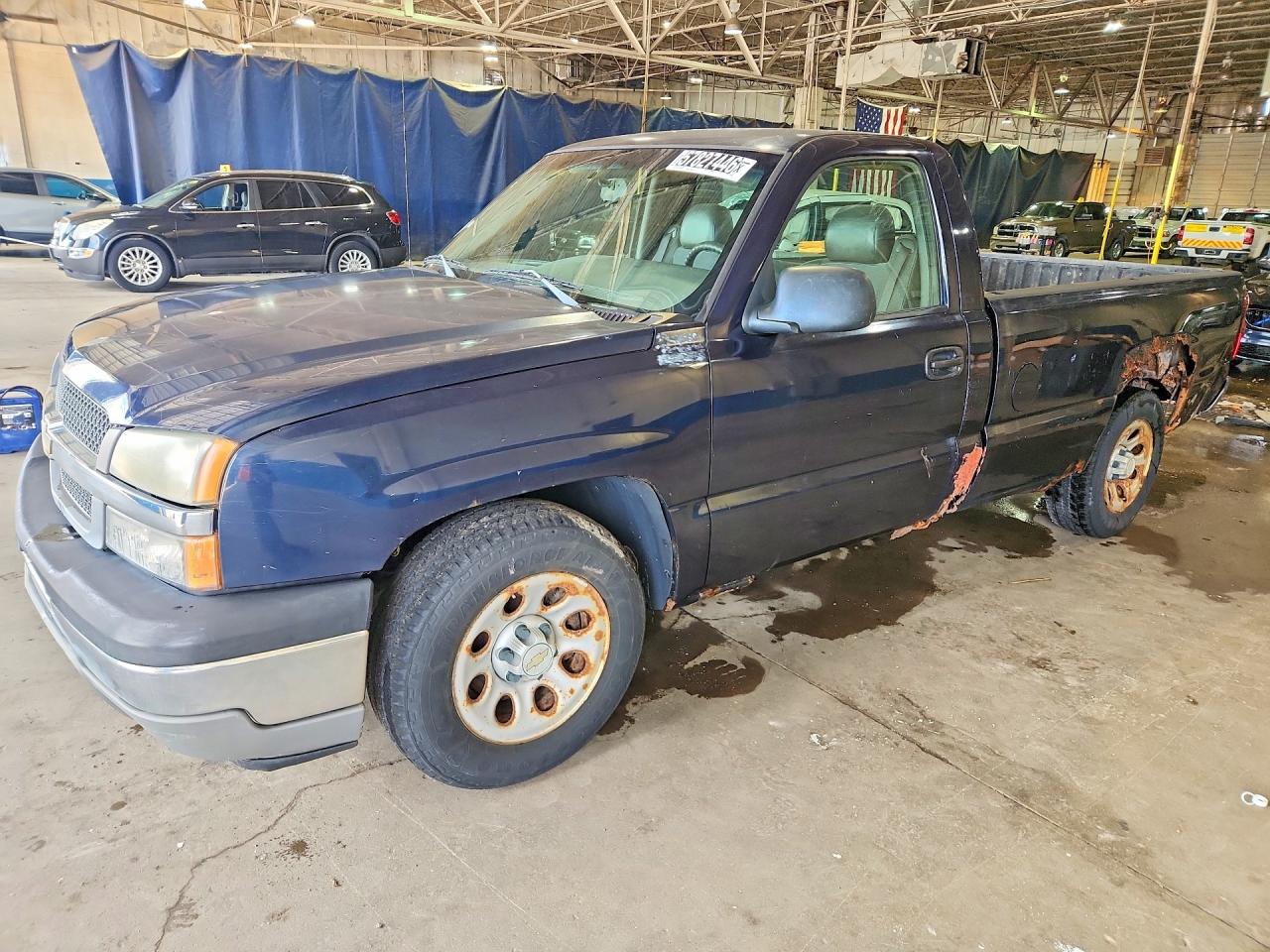 2005 Chevrolet Silverado 1500 Work Truck, VIN 1GCEC14X05Z275896 — Undercarriage