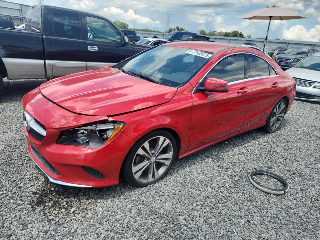 2018 Mercedes-Benz CLA 250, VIN WDDSJ4EB4JN510367 — Front end