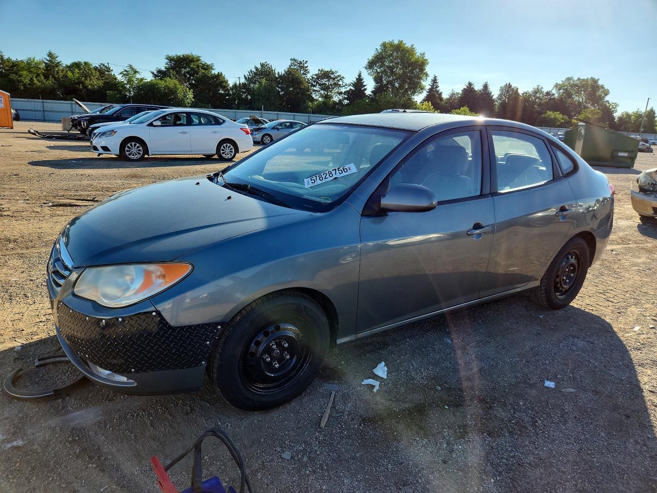 2010 Hyundai Elantra GLS, VIN KMHDU4AD2AU018987 — Front end