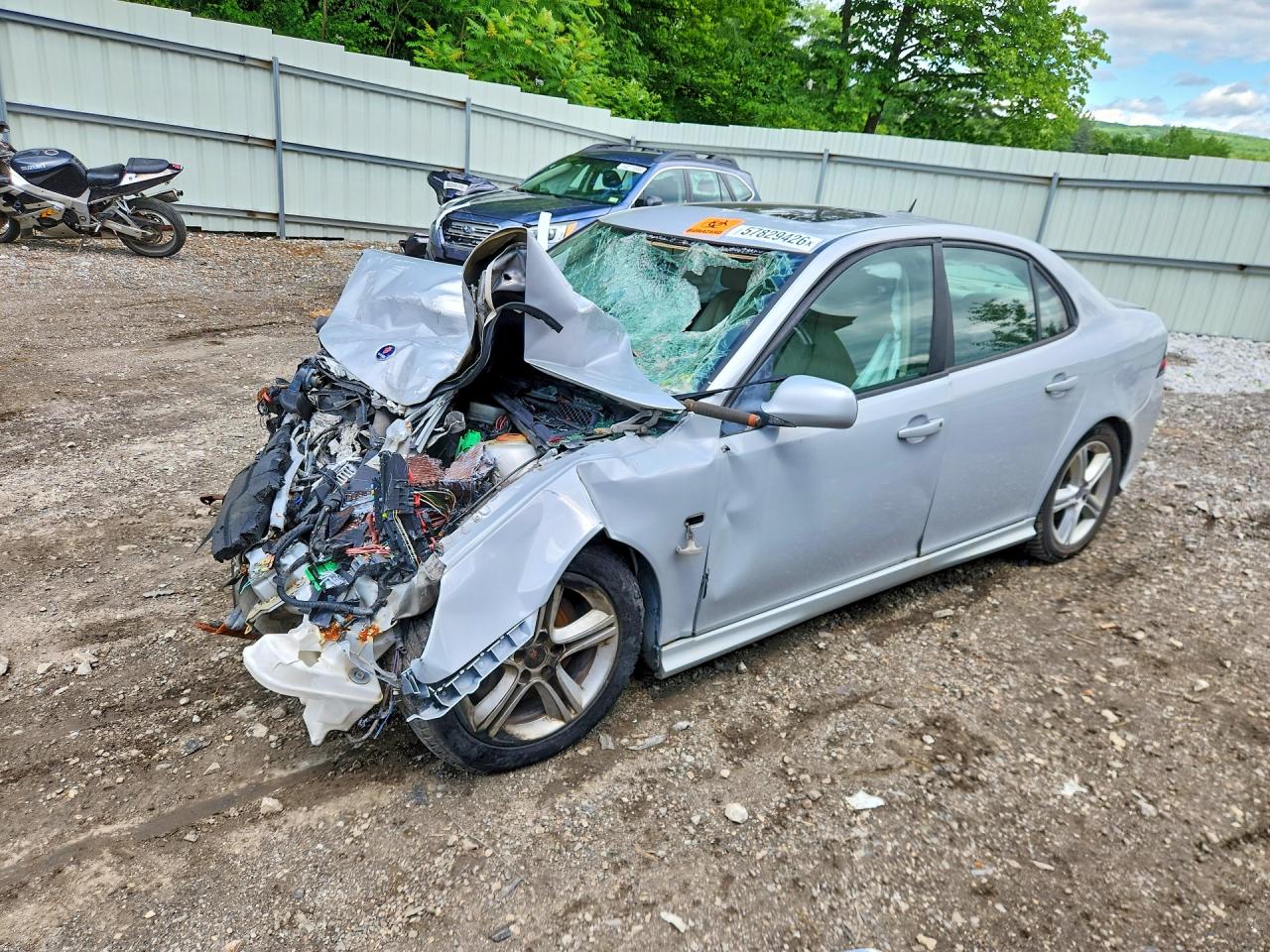 2010 Saab 9-3 XWD, VIN YS3FA4BY7A1609978 — Front end