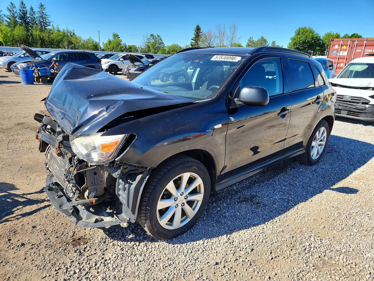 2014 Mitsubishi Outlander Sport GT, VIN 4A4AJ4AU6EE602754 — Front end