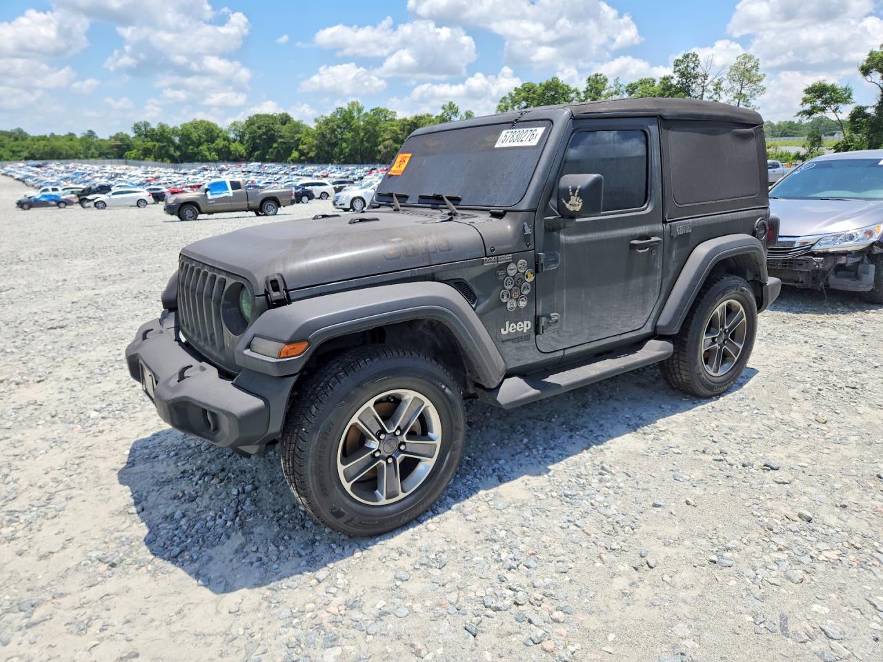 2020 Jeep Wrangler Willys, VIN 1C4GJXAG1LW264586 — Burn