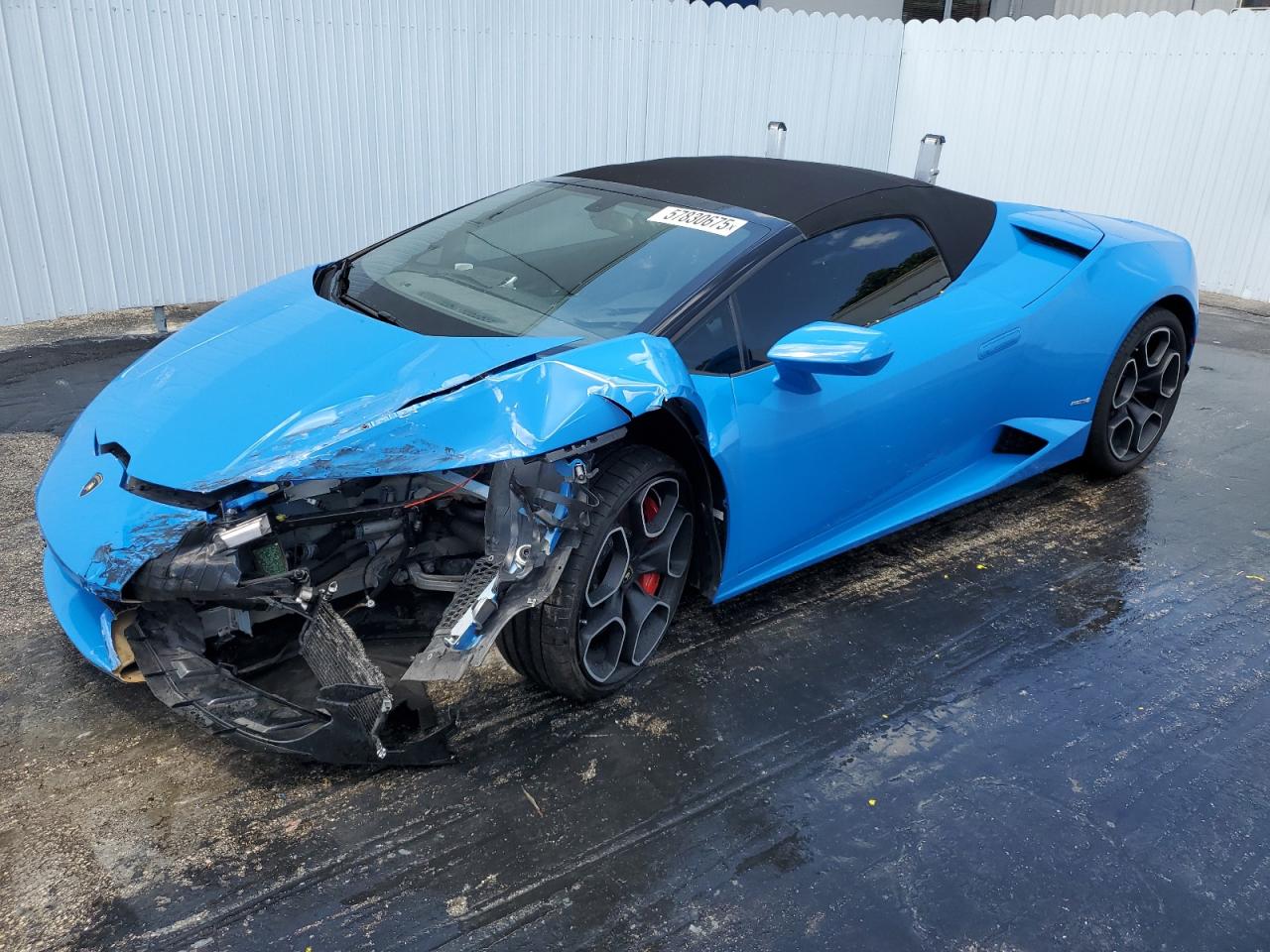 2016 Lamborghini Huracan LP 610-4, VIN ZHWUR1ZF5GLA04553 — Front end