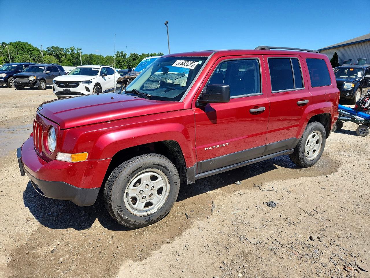 2012 Jeep Patriot Sport, VIN 1C4NJRBB1CD598778 — Front end
