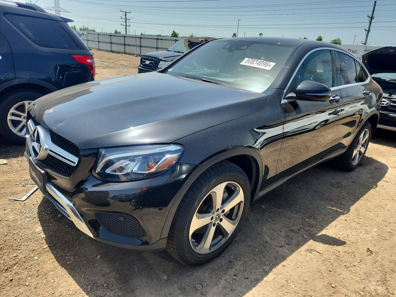 2019 Mercedes-Benz GLC 300, VIN WDC0J4KB6KF558643 — Rear end