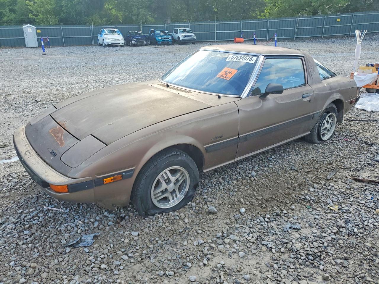 1985 Mazda RX-7 GS, VIN JM1FB3316F0865557 — Front end