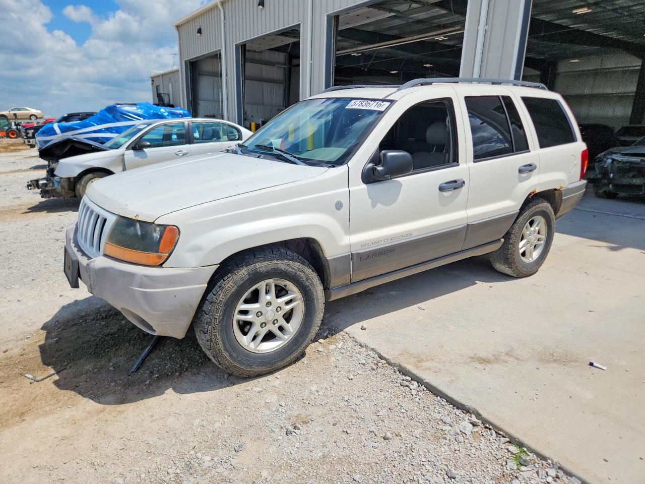 2004 Jeep Grand Cherokee Laredo, VIN 1J4GW48S34C378287 — Hail
