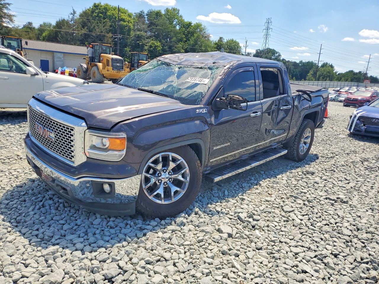 2014 GMC Sierra 1500 SLT, VIN 3GTU2VEC1EG136670 — Rollover