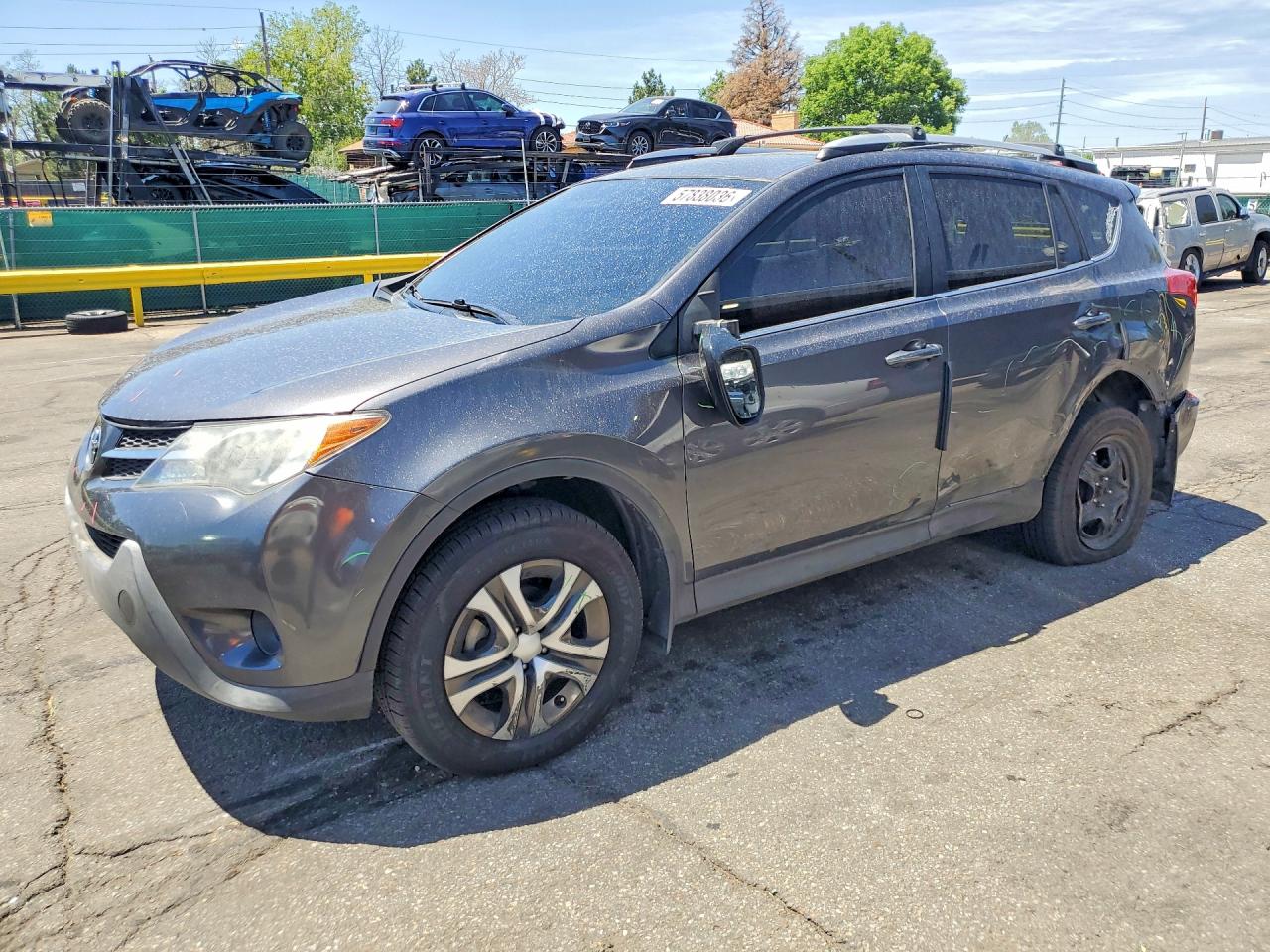 2013 Toyota RAV4 LE, VIN 2T3BFREV8DW115723 — Rear end