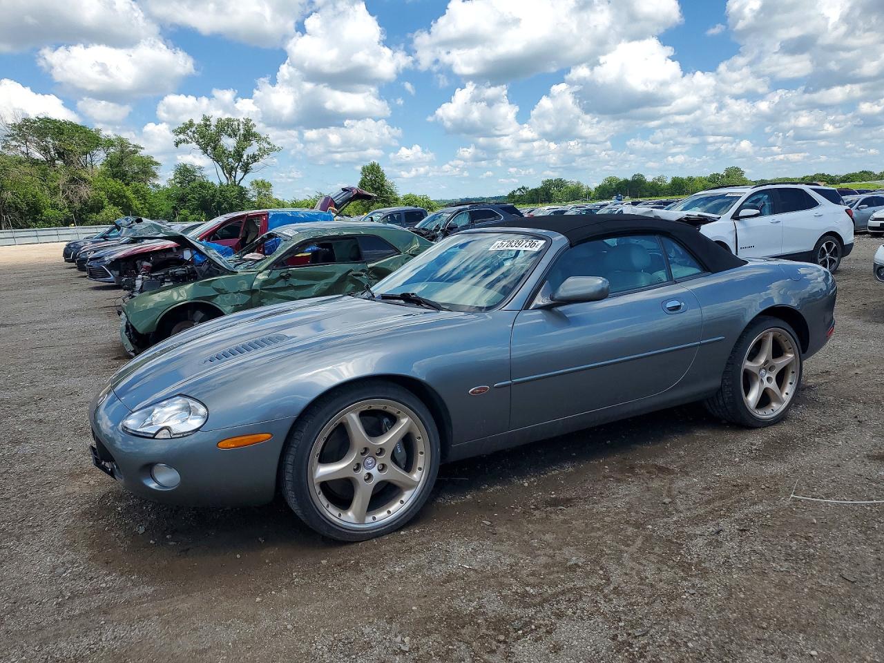 2002 Jaguar XK, VIN SAJDA42B92PA26065 — Hail