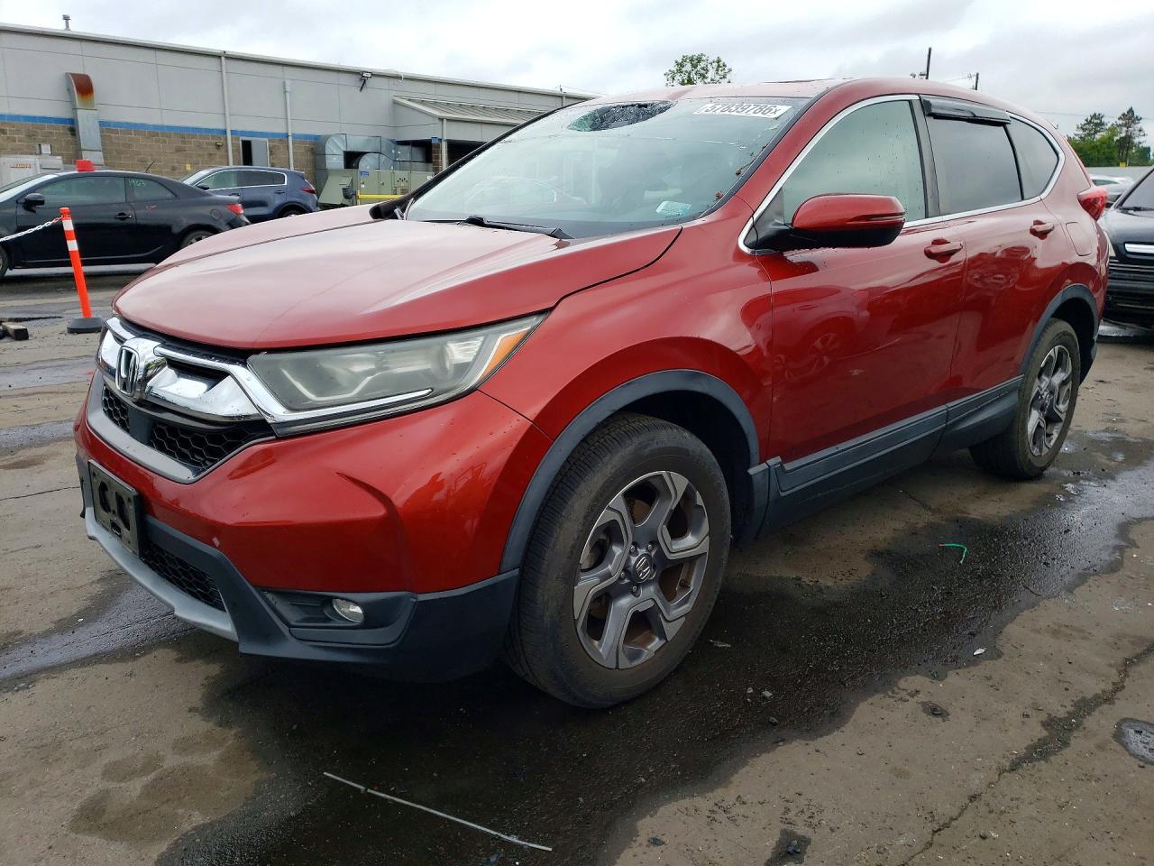 2017 Honda CR-V EX-L, VIN 2HKRW2H81HH606532 — Water / flood