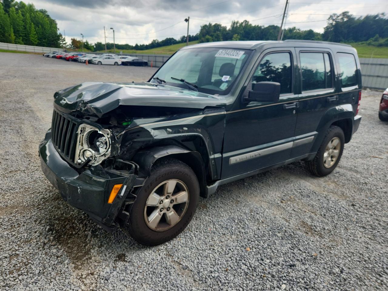 2012 Jeep Liberty Sport, VIN 1C4PJLAK0CW103871 — Перед