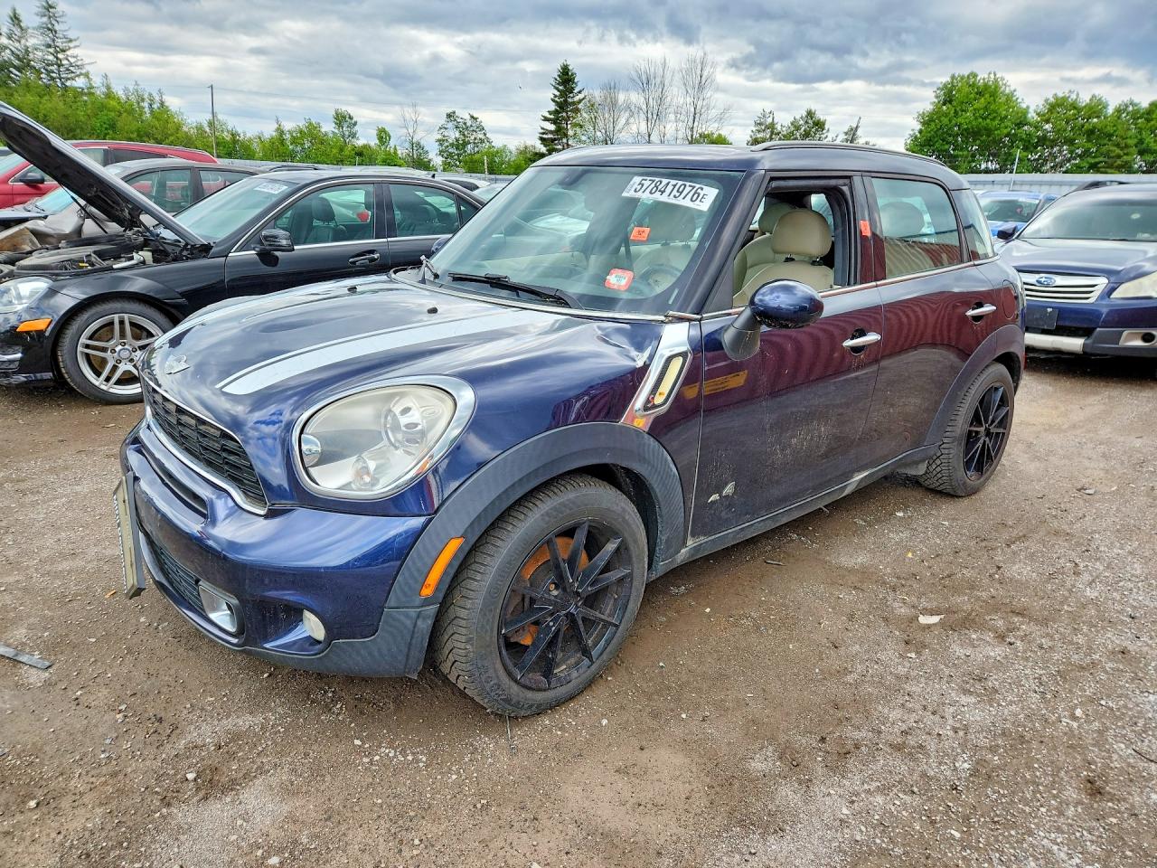 2011 MINI Countryman S, VIN WMWZC5C59BWH99389 — Крыша