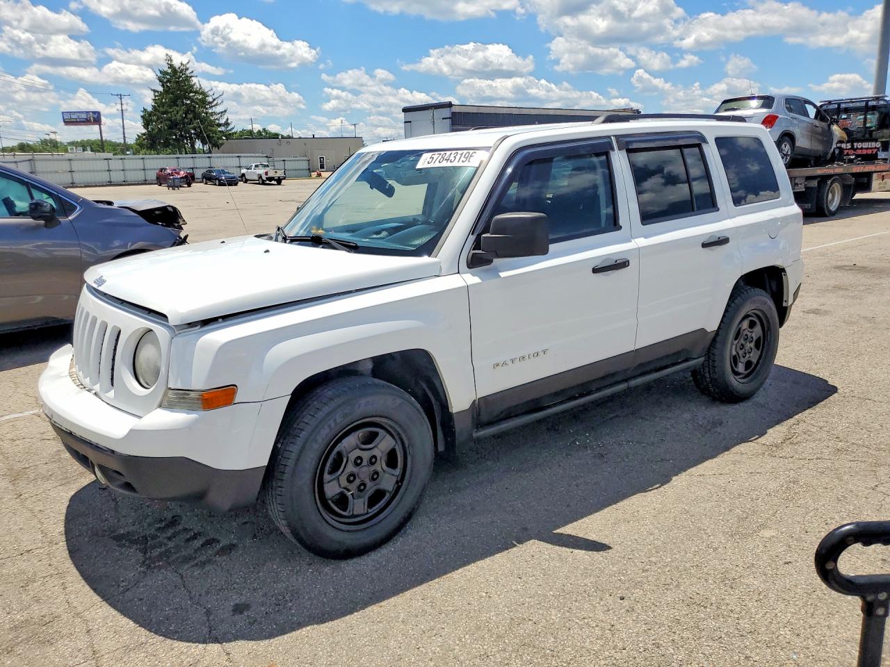 2012 Jeep Patriot Sport, VIN 1C4NJRBB4CD630123 — Front end