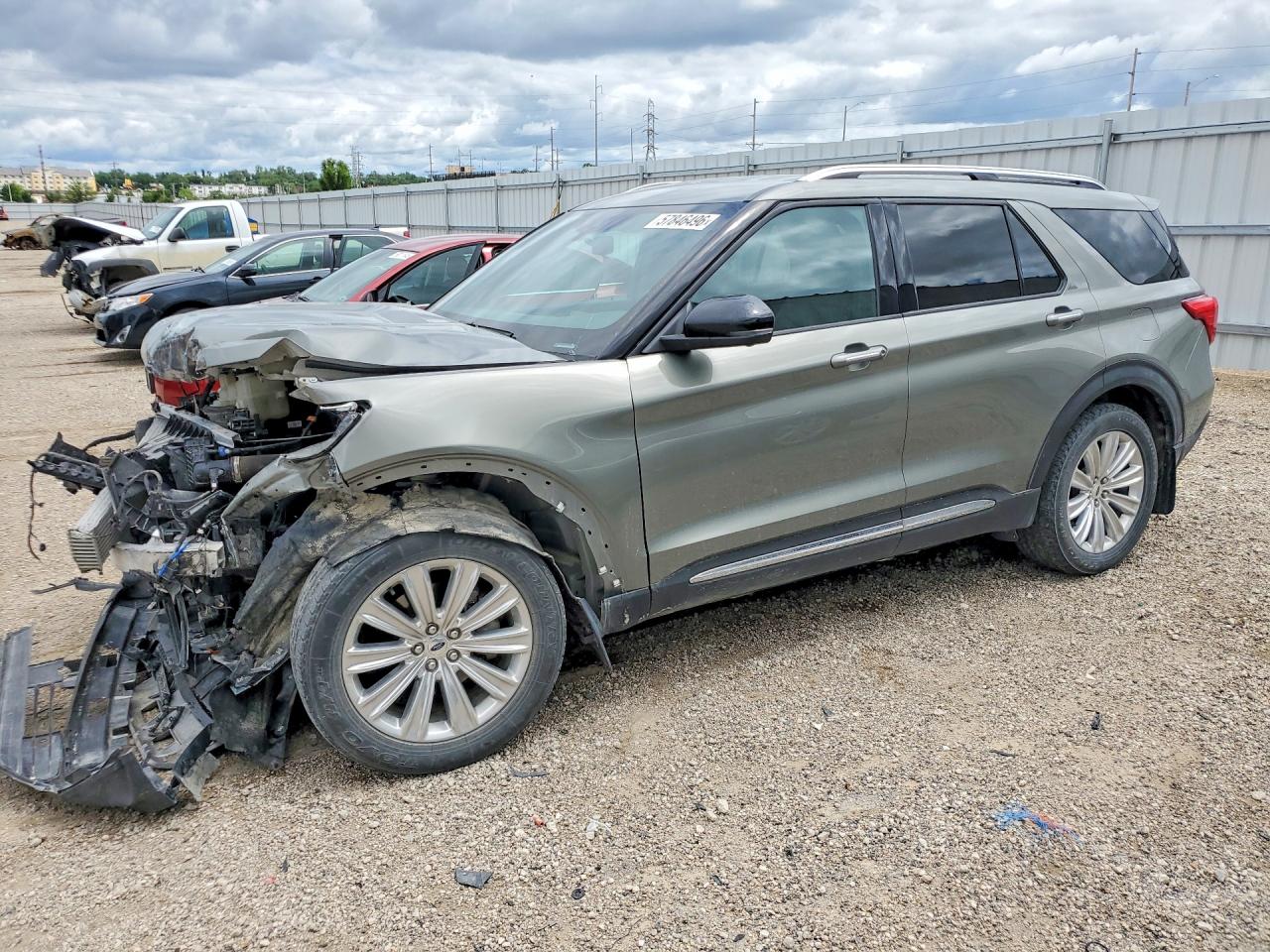 2020 Ford Explorer Limited, VIN 1FMSK8FH4LGB81030 — Перед